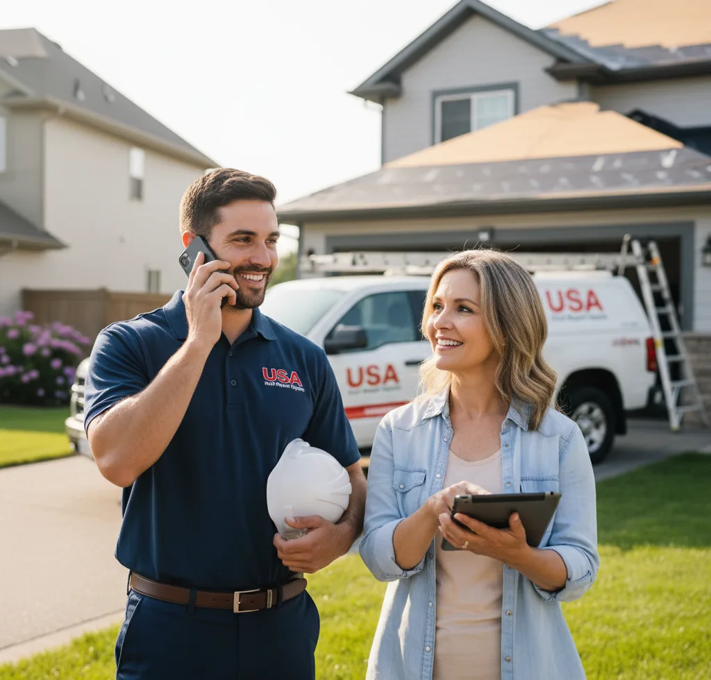 USA Roof Repair Experts customer support in Summitville